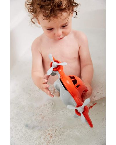 Dječja igračka za kupatilo Green Toys - Vatrogasni zrakoplov - 6
