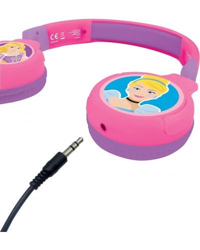 Dječje slušalice Lexibook - Princesses HPBT010DP, bežične, ružičaste - 4