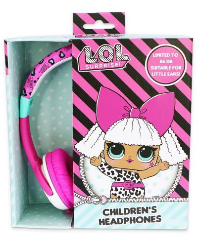 Dječje slušalice OTL Technologies - L.O.L. My Diva, ružičaste - 4