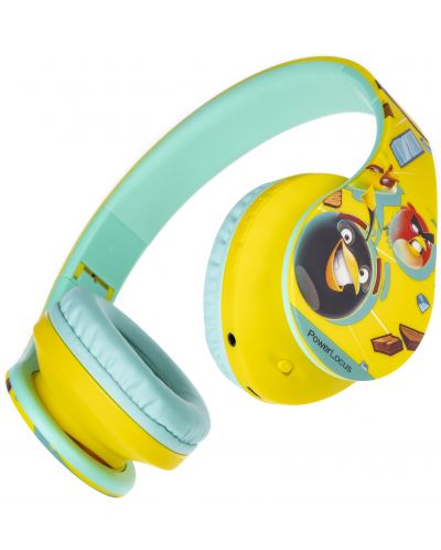 Dječje slušalice PowerLocus - P2 Kids Angry Birds, bežične, zeleno/žute - 4