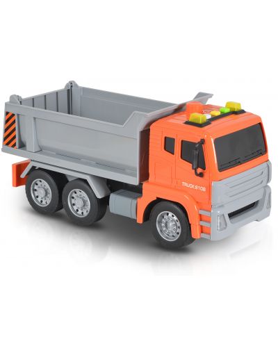 Dječja igračka Moni Toys - Kamion kiper, narančasti, 1:12 - 4