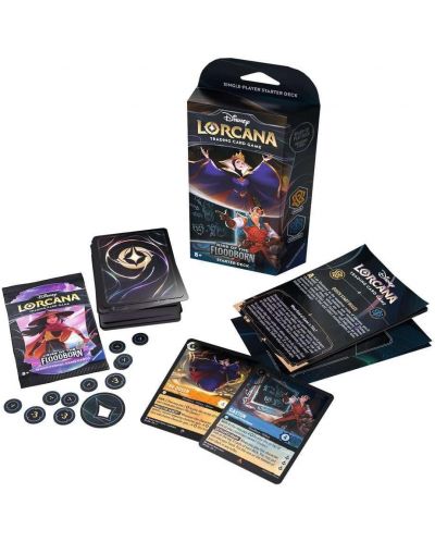 Disney Lorcana TCG: Rise of the Floodborn Starter Deck - The Evil Queen and Gaston - 2