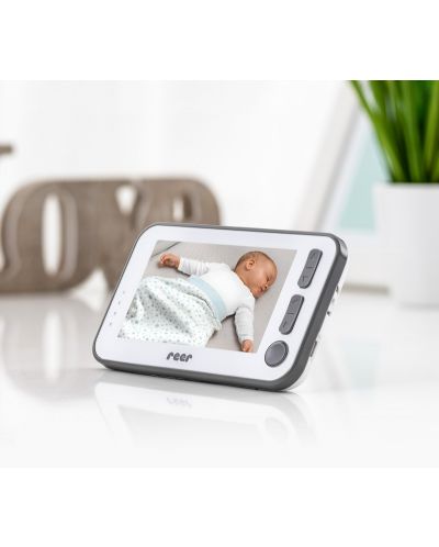 Digitalni video monitor za bebe Reer - BabyCam, XL, bijeli - 2