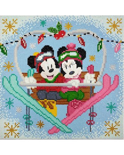Dijamantna tapiserija Craft Вuddy - Mickey i Minnie Mouse, zima - 2