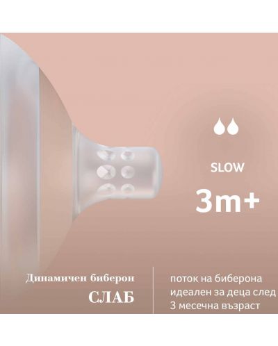 Dinamični silikonski sisač Lovi - Mammafeel, Slow, 3 m+ - 4