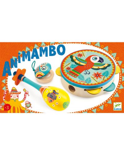 Set od 3 glazbena instrumenta Djeco - Animambo - 2