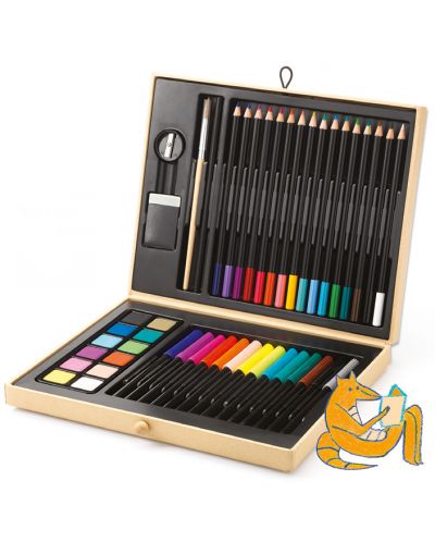 Set za crtanje Djeco - Color Box, 45 dijelova - 1