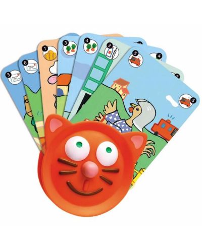 Držač za karte za igranje Djeco - Mačka - 1