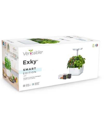 Kućni vrt Veritable - Exky, 4 W, 2 punila, bijelo-inox - 5