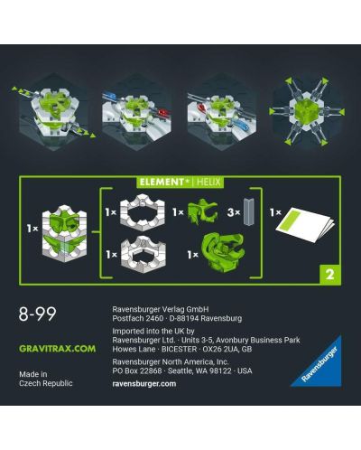 Dodatak za logičku igru Ravensburger GraviTrax PRO - Element spirala - 2