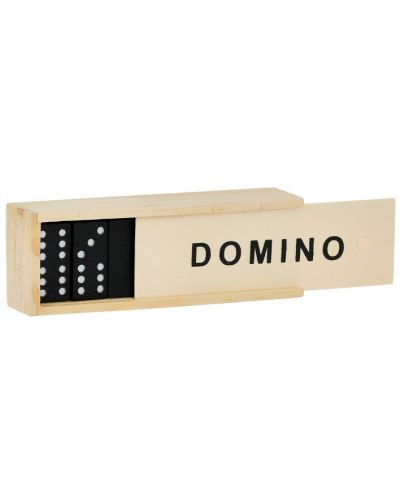 Domino u drvenoj kutiji GT - 28 pločica - 1