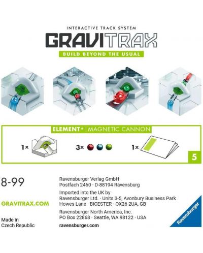 Dodatak za logičku igru Ravensburger GraviTrax - Magnetski top - 3