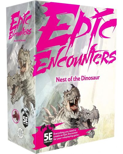 Dodatak za igru uloga Epic Encounters: Nest of the Dinosaur (D&D 5e compatible) - 1
