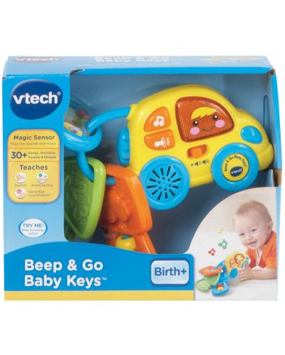 Zvečka za bebe Vtech - Privjesak za ključeve, sa zvukom i svjetlom - 3