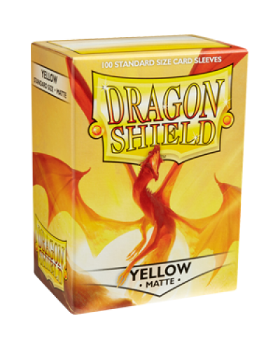 Dragon Shield Standard Sleeves - Žuti, mat (100 kom.) - 1
