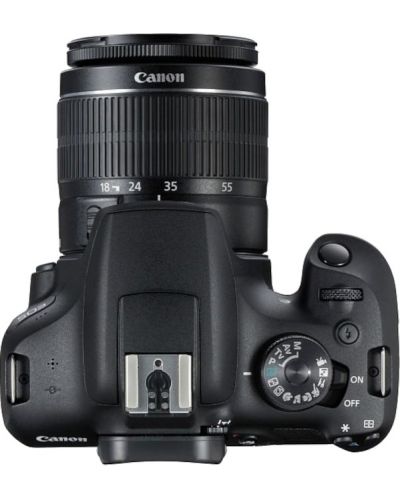 DSLR fotoaparat Canon - EOS 2000D, EF-S18-55mm, EF 75-300mm, crni - 10