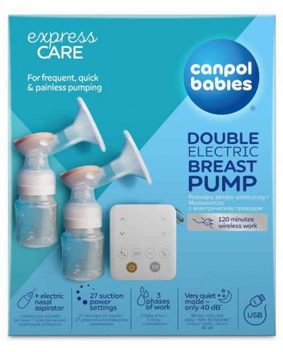 Dvostruka električna pumpa za grudi Canpol babies - ExpressCare - 7