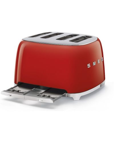 Dvostruki toster Smeg - TSF03RDEU, 2000W, 6 stupnjeva, crveni - 3