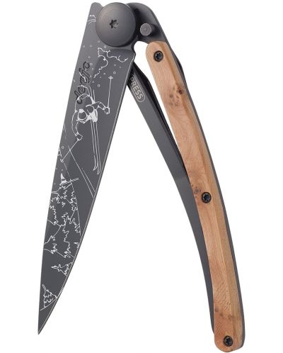 Džepni nož Deejo Juniper Wood - Ski, 37 g - 1