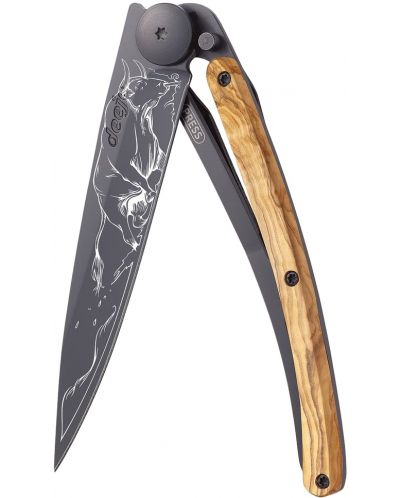 Džepni nožić Deejo - Olive Wood-Taurus, 37 g - 1