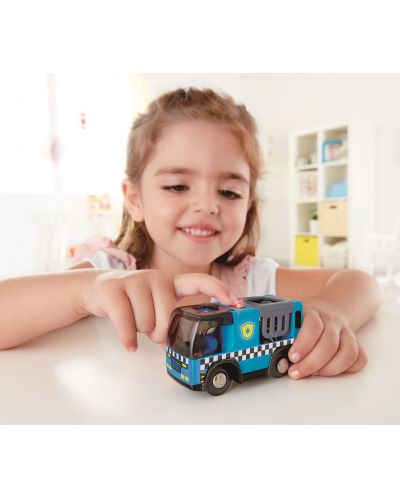 Drvena igračka Nare – Policijski auto sa sirenama - 4