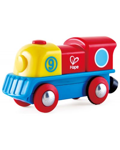 Drvena igračka Hape - Šarena lokomotiva - 1