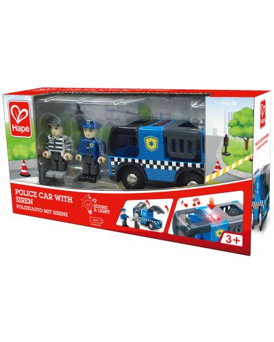 Drvena igračka Nare – Policijski auto sa sirenama - 2