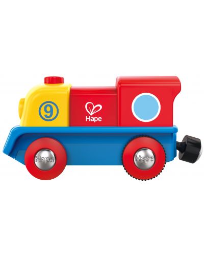 Drvena igračka Hape - Šarena lokomotiva - 3