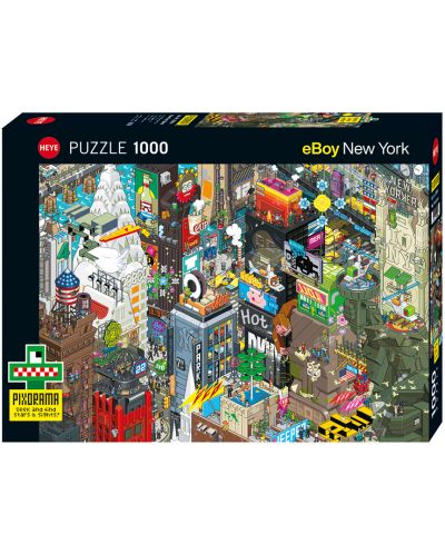 Puzzle-zagonetka Heye od 1000 dijelova - New York Quest, eBoy - 1