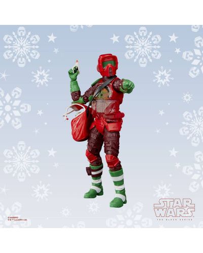 Akcijska figurica Hasbro Movies: Star Wars - Scout Trooper (Holiday Edition) (Black Series), 15 cm - 4