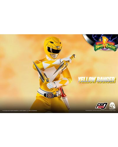 Akcijska figurica ThreeZero Television: Might Morphin Power Rangers - Yellow Ranger, 30 cm - 2