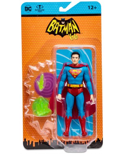 Akcijska figurica McFarlane DC Comics: Batman - Superman (Batman '66 Comic) (DC Retro), 15 cm - 9