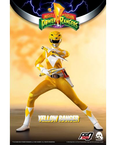 Akcijska figurica ThreeZero Television: Might Morphin Power Rangers - Yellow Ranger, 30 cm - 3