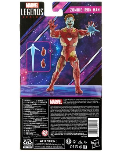 Akcijska figurica Hasbro Marvel: What If - Zombie Iron Man (Marvel Legends), 15 cm - 6