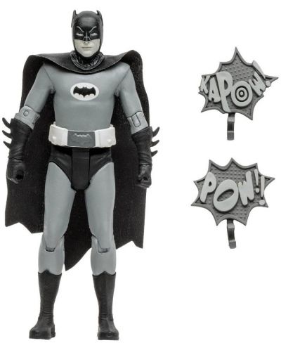 Akcijska figurica McFarlane DC Comics: Batman - Batman '66 (Black & White TV Variant), 15 cm - 6