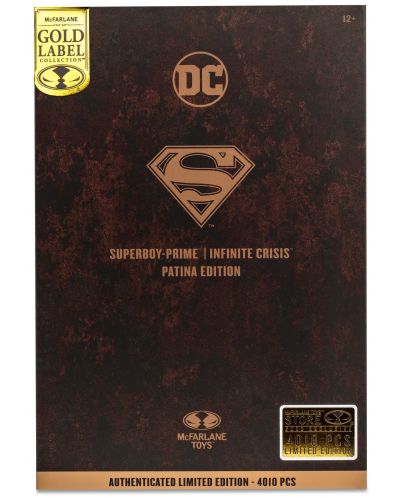 Akcijska figurica McFarlane DC Comics: Multiverse - Superboy Prime (Infinite Crisis) (Patina Edition) (Gold Label), 18 cm - 10