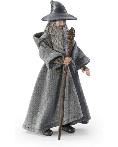 Akcijska figura The Noble Collection Movies: The Lord of the Rings - Gandalf (Bendyfigs), 19 cm - 1