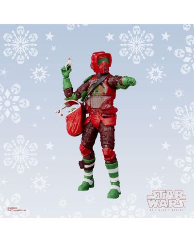 Akcijska figurica Hasbro Movies: Star Wars - Scout Trooper (Holiday Edition) (Black Series), 15 cm - 5