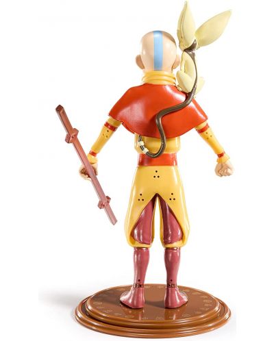 Akcijska figurica The Noble Collection Animation: Avatar: The Last Airbender - Aang (Bendyfig), 18 cm - 5