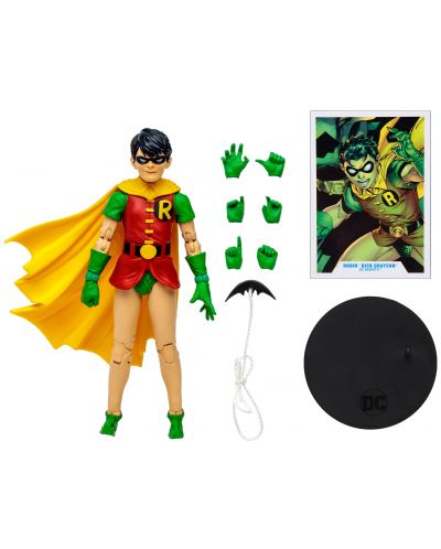 Akcijska figurica McFarlane DC Comics: Multiverse - Robin (Dick Grayson) (DC Rebirth) (Gold Label), 18 cm - 8