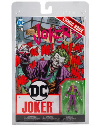 Akcijska figurica McFarlane DC Comics: Batman - The Joker (DC Rebirth) (Page Punchers), 8 cm - 6
