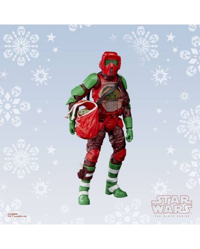Akcijska figurica Hasbro Movies: Star Wars - Scout Trooper (Holiday Edition) (Black Series), 15 cm - 3