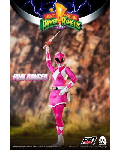 Akcijska figurica ThreeZero Television: Might Morphin Power Rangers - Pink Ranger, 30 cm - 4