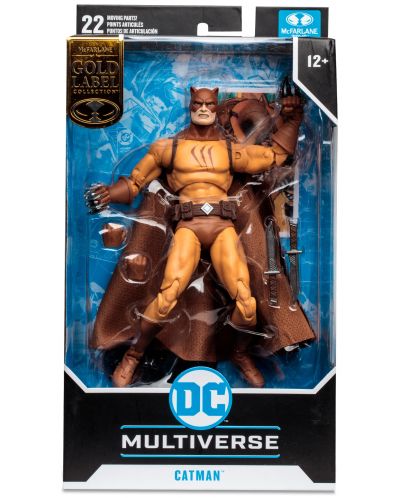 Akcijska figurica McFarlane DC Comics: Multiverse - Catman (Villains United) (Gold Label), 18 cm - 9