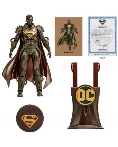 Akcijska figurica McFarlane DC Comics: Multiverse - Superboy Prime (Infinite Crisis) (Patina Edition) (Gold Label), 18 cm - 9