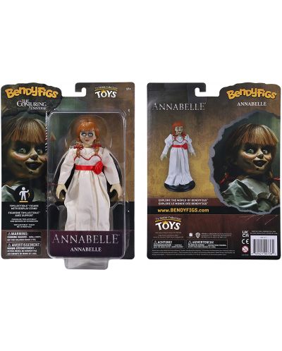 Akcijska figurica The Noble Collection Movies: Annabelle - Annabelle (Bendyfigs), 19 cm - 5