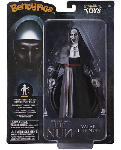 Akcijska figurica The Noble Collection Movies: The Nun - Valak the Nun (Bendyfigs), 19 cm - 7