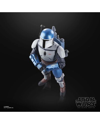 Akcijska figurica Hasbro Movies: Star Wars - The Mandalorian Fleet Commander (Black Series), 15 cm - 6