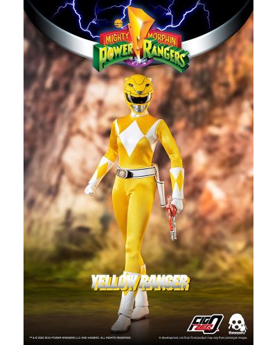 Akcijska figurica ThreeZero Television: Might Morphin Power Rangers - Yellow Ranger, 30 cm - 5