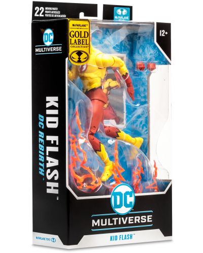 Akcijska figurica McFarlane DC Comics: Multiverse - Kid Flash (DC Rebirth) (Gold Label), 18 cm - 8